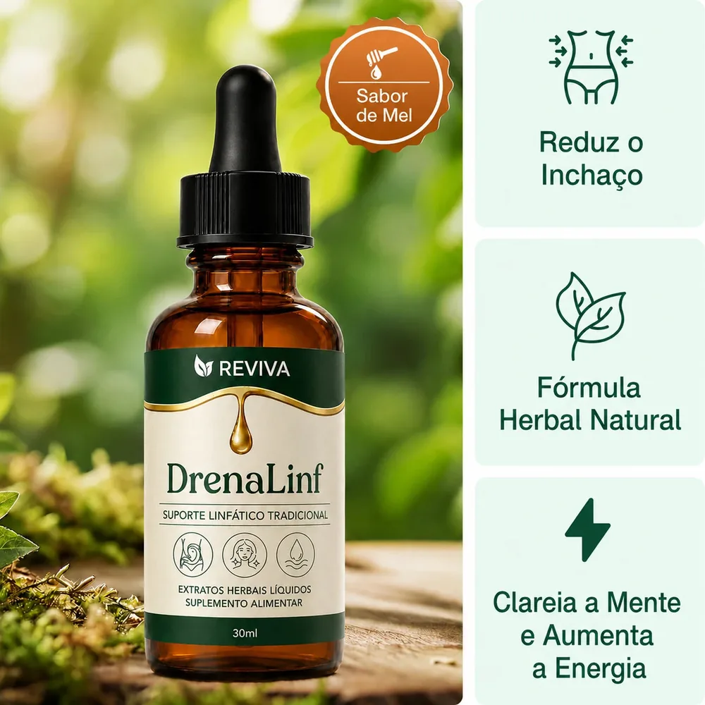 DrenaLinf Gotas para Drenagem Linfática